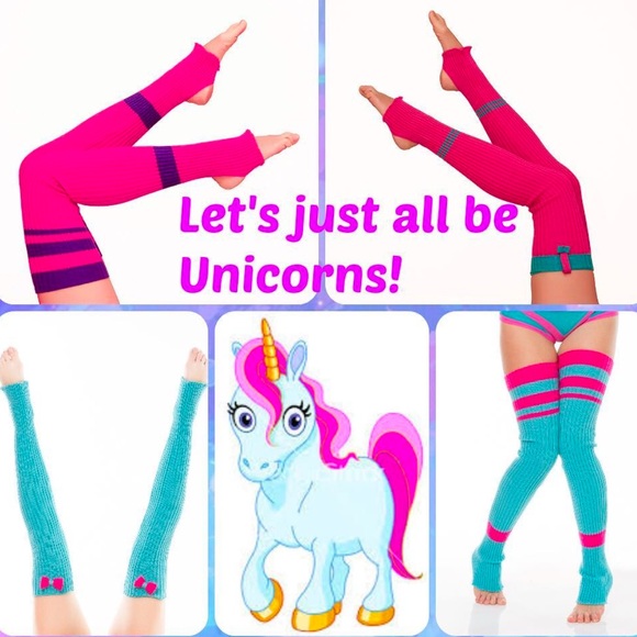 Pole Candy Ribbed Thigh High Leg Warmers - Picture 11 of 13